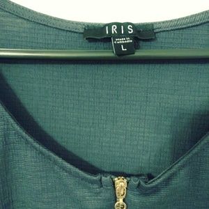 Iris Grey dressy top